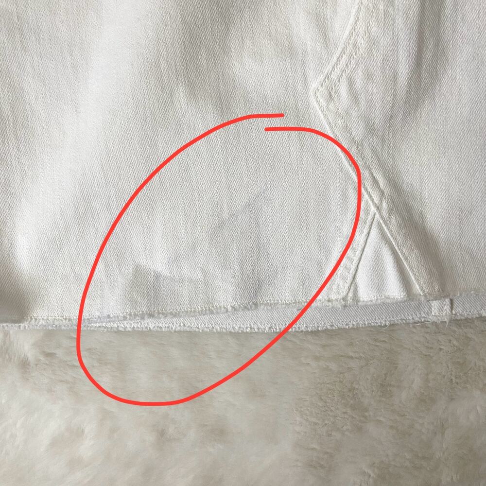 Madewell White Mini Denim Skirt - Picture 3 of 7